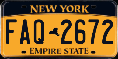 NY license plate FAQ2672