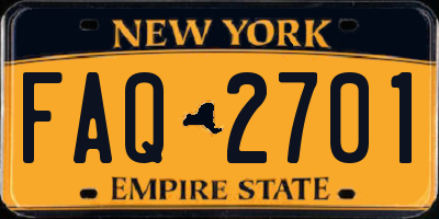 NY license plate FAQ2701