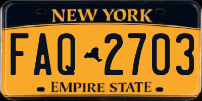 NY license plate FAQ2703