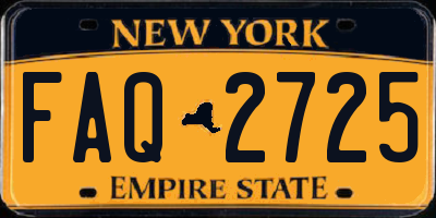 NY license plate FAQ2725