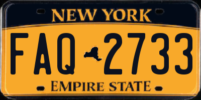 NY license plate FAQ2733