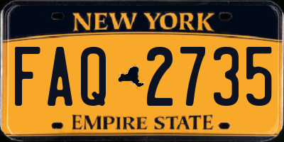NY license plate FAQ2735