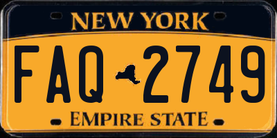 NY license plate FAQ2749