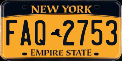 NY license plate FAQ2753
