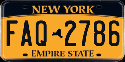 NY license plate FAQ2786