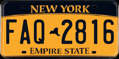 NY license plate FAQ2816
