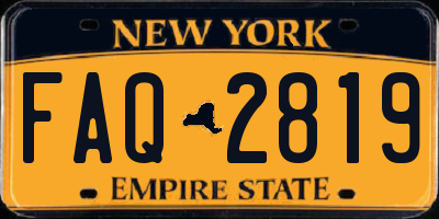 NY license plate FAQ2819