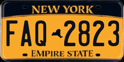 NY license plate FAQ2823
