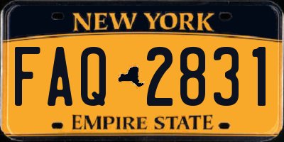 NY license plate FAQ2831