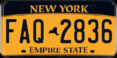 NY license plate FAQ2836