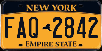 NY license plate FAQ2842