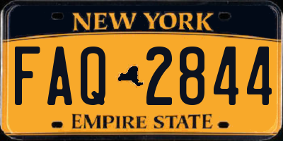 NY license plate FAQ2844