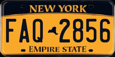 NY license plate FAQ2856