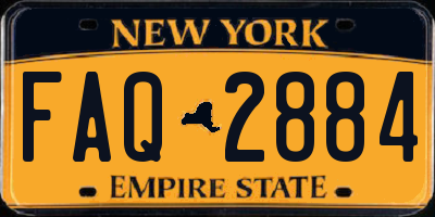 NY license plate FAQ2884