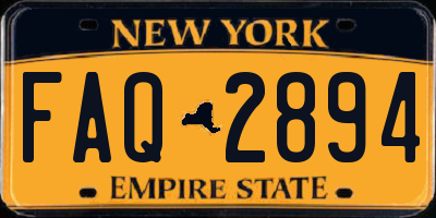 NY license plate FAQ2894