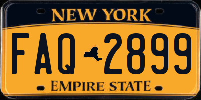 NY license plate FAQ2899