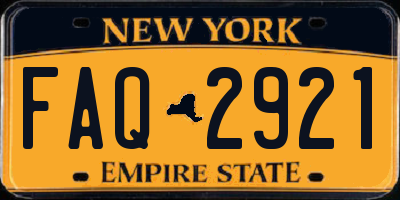 NY license plate FAQ2921