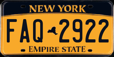 NY license plate FAQ2922
