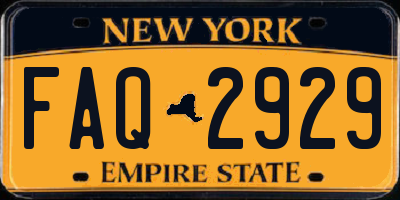 NY license plate FAQ2929