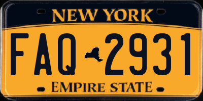 NY license plate FAQ2931