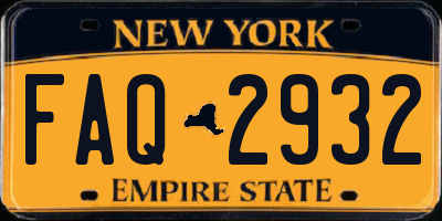 NY license plate FAQ2932