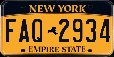NY license plate FAQ2934