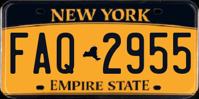 NY license plate FAQ2955