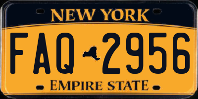 NY license plate FAQ2956