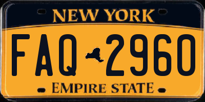 NY license plate FAQ2960
