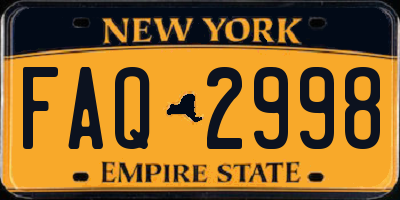 NY license plate FAQ2998