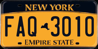 NY license plate FAQ3010