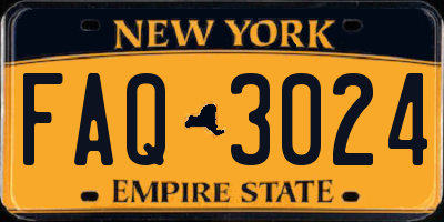 NY license plate FAQ3024