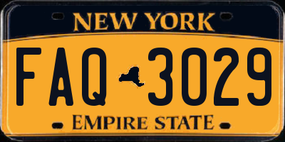 NY license plate FAQ3029
