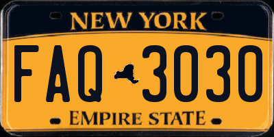 NY license plate FAQ3030