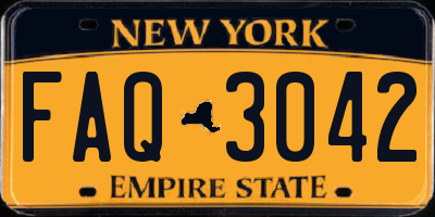 NY license plate FAQ3042