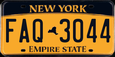 NY license plate FAQ3044