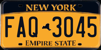 NY license plate FAQ3045
