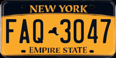 NY license plate FAQ3047
