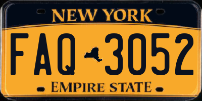 NY license plate FAQ3052