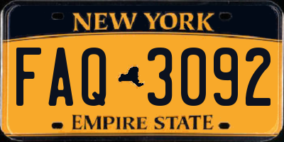 NY license plate FAQ3092