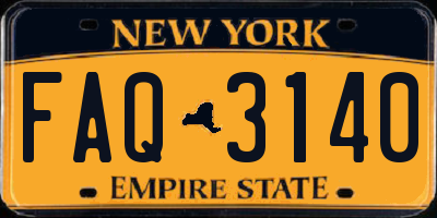 NY license plate FAQ3140