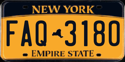 NY license plate FAQ3180