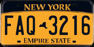 NY license plate FAQ3216