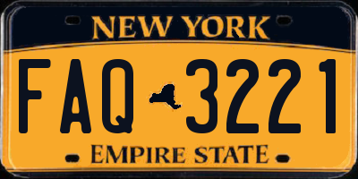 NY license plate FAQ3221