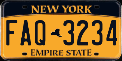 NY license plate FAQ3234