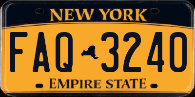 NY license plate FAQ3240