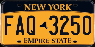 NY license plate FAQ3250