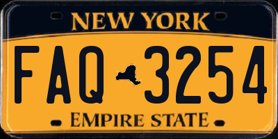 NY license plate FAQ3254