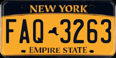 NY license plate FAQ3263