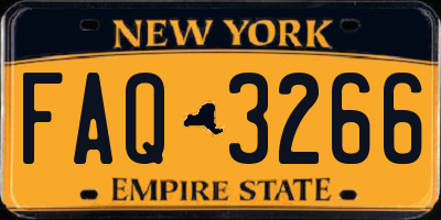 NY license plate FAQ3266